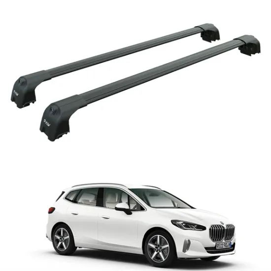 БАГАЖНИК ЗА BMW Serie 2 Grand Tourer (F46 - integrated railing) (2015-->) AERO BAR BLACK