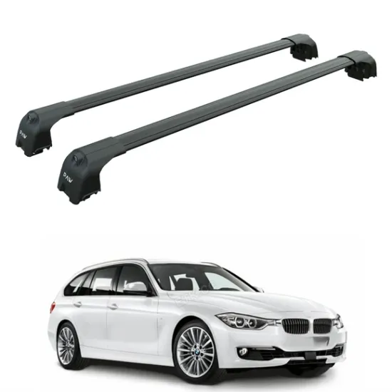 БАГАЖНИК ЗА BMW Serie 3 Touring (F31 - integrated railing) (2012-->2019) AERO BAR BLACK