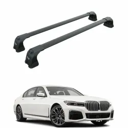 Багажник за BMW 7 Series G11/G12 Sedan 4d. Fix Point (2016-2022) AERO BAR BLACK