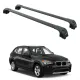БАГАЖНИК ЗА BMW X1 5d (I/E84 - integrated railing) (2009-->2015) AERO BAR BLACK