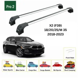 БАГАЖНИК ЗА BMW X2 5d (I/F39 -integrated railing) (2018-->2024) AERO BAR
