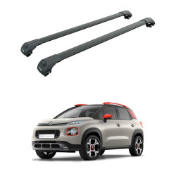 Багажник за Citroën C3 Aircross (I/A88 - railing) (2017-->) AERO BAR BLACK