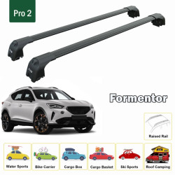 Багажник за Cupra Formentor 5d (railing) (2021-->) AERO BAR BLACK
