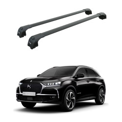 Багажник за Citroën DS7 CROSSBACK 5d. SUV (integrated railing 2018-->) AERO BAR BLACK