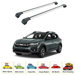 Багажник за Dacia Sandero Stepway (III - railing) (2020-->) AERO BAR