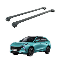 БАГАЖНИК за DONGFENG T5 EVO Forthing (railing) (2022-->) AERO BAR BLACK