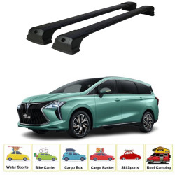 БАГАЖНИК за DONGFENG M4-YACHT (integrated railing) (2024-->) AERO BAR BLACK