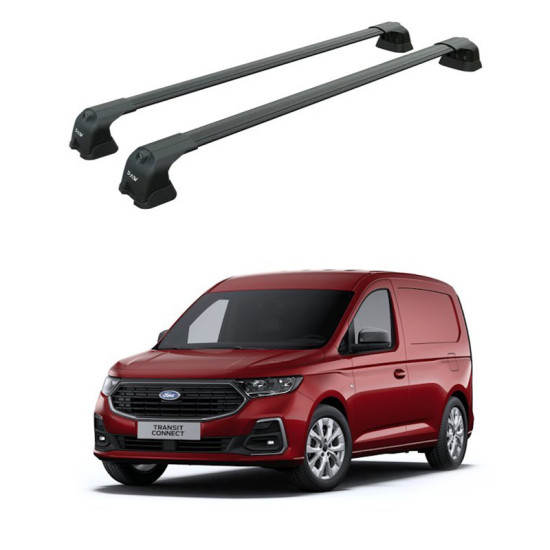 БАГАЖНИК ЗА Ford Connect III L1 / L2/Grand (fixpoint) (2022-->) AERO BAR BLACK