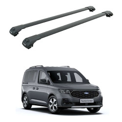 БАГАЖНИК ЗА Ford Connect III (railing) (2022-->) AERO -BAR BLACK
