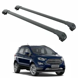 БАГАЖНИК ЗА Ford EcoSport 5d (II.2 - integrated railing) (2018-->) AERO BAR BLACK