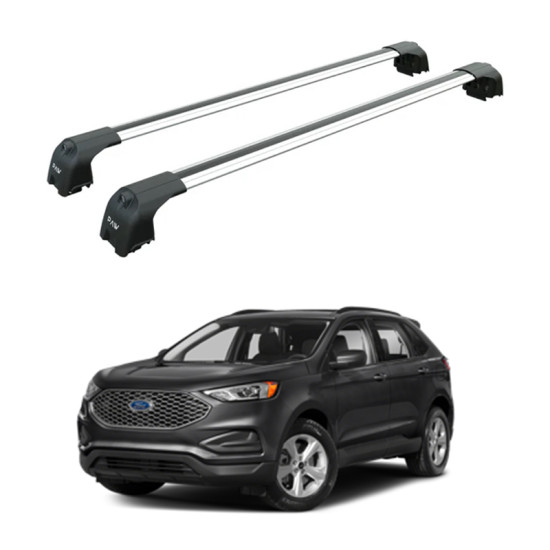 БАГАЖНИК ЗА Ford Edge 5d (II/CD539 - integrated railing) (2016-->) AERO BAR