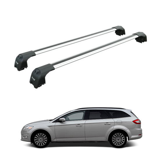 БАГАЖНИК ЗА Ford Mondeo Wagon (IV - integrated railing) (2007-->2014) AERO BAR