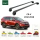 Багажник за Honda CR-V 5d (IV - integrated railing) (2012-->2018) AERO BAR BLACK