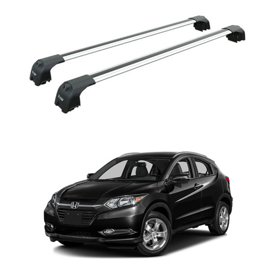 БАГАЖНИК ЗА Honda HR-V 5d (II/RU - integrated railing) (2015-->2021) AERO BAR