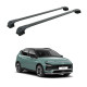 БАГАЖНИК ЗА Hyundai Bayon 5d (I - integrated railing) (2021-->) AERO BAR BLACK