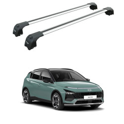 БАГАЖНИК ЗА Hyundai Bayon 5d (I - integrated railing) (2021-->) AERO BAR