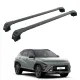 Багажник за Hyundai Kona EV 5d. (II/SX2 - integrated railing) (2023-->2025) AERO BAR BLACK