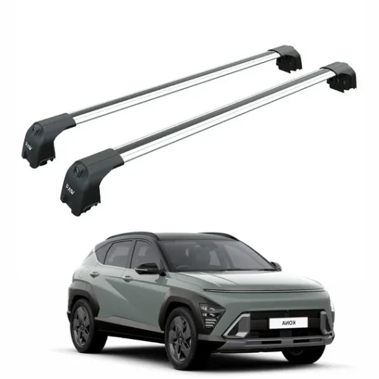Багажник за Hyundai Kona EV 5d. (II/SX2 - integrated railing) (2023-->2025) AERO BAR