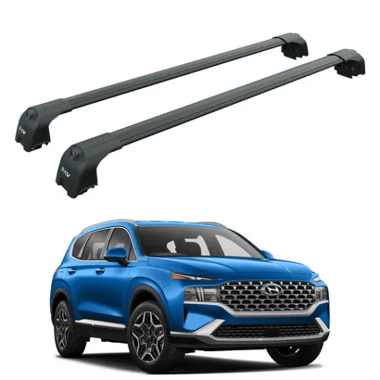 БАГАЖНИК ЗА Hyundai Santa Fe 5d (IV/TM - integrated railing) (2018-->2023) AERO BAR BLACK