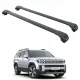 Багажник за Hyundai Santa Fe 5d (V/MX5 - railing) (2023-->) AERO BAR BLACK