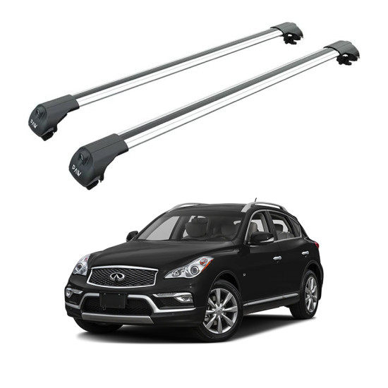 Багажник за Infiniti QX50 5d (I/J50 - railing) (2013-->2018) AERO BAR
