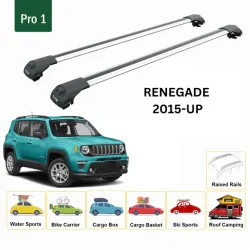 Багажник за Jeep Renegade 5d (railing) (2014-->) AERO BAR