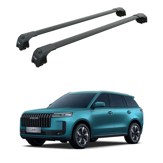 БАГАЖНИК ЗА Jaecoo 5 SUV 5d (integrated railing) (2025-->) AERO BAR BLACK