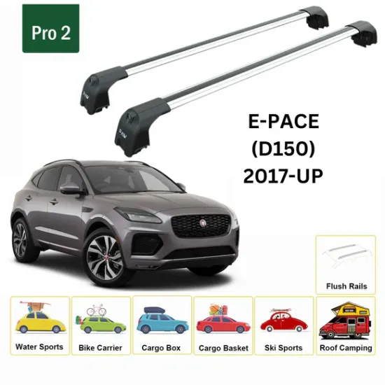 Багажник за Jaguar E-Pace 5d (integrated railing) (2017-->) AERO BAR