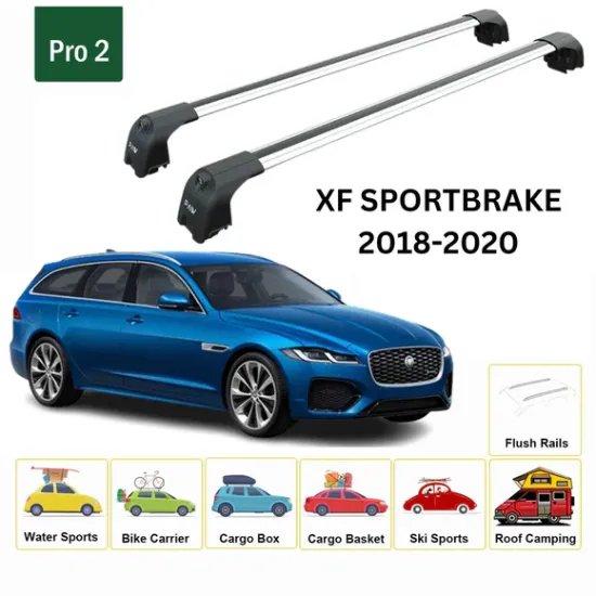 Багажник за Jaguar XF Sportbrake 5d (integrated railing) (2017-->) AERO BAR