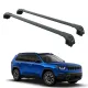 Багажник за Jeep Cherokee 5d (KM - integrated railing) (2025-->) AERO BAR BLACK