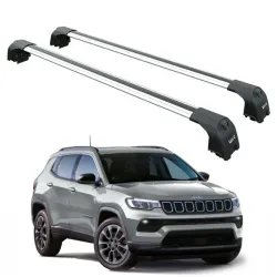 Багажник за Jeep Compass 5d (II - integrated railing) (2017-->2025) AERO BAR