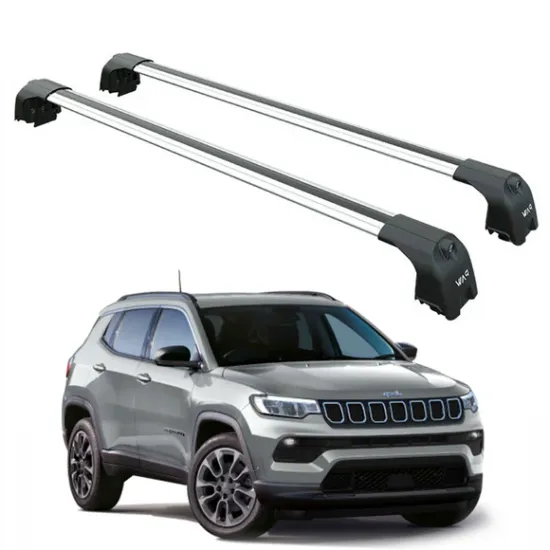 Багажник за Jeep Compass 5d (II - integrated railing) (2017-->2025) AERO BAR