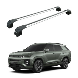 Багажник за KGM ACTYON 5d SUV (integrated railing) (2025-->) AERO BAR