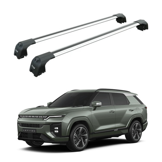 Багажник за KGM ACTYON 5d SUV (integrated railing) (2025-->) AERO BAR