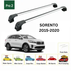 БАГАЖНИК ЗА Kia Sorento 5d (III/UM - integrated railing) (2015-->2020) AERO BAR