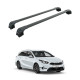 БАГАЖНИК ЗА Kia Ceed Tourer (III/CD - integrated railing) (2018-->) AERO BAR BLACK