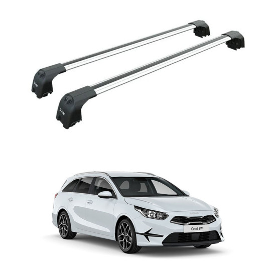 БАГАЖНИК ЗА Kia Ceed Tourer (III/CD - integrated railing) (2018-->) AERO BAR