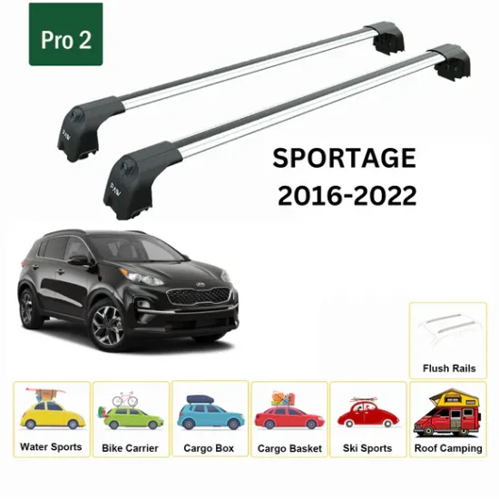 БАГАЖНИК ЗА Kia Sportage 5d (IV/QL - integrated railing) (2016-->2021) AERO BAR