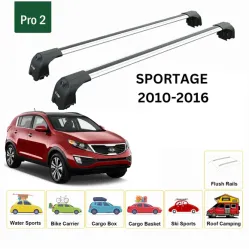 БАГАЖНИК ЗА Kia Sportage 5d (III/SL - integrated railing) (2011-->2016) AERO BAR