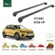 Багажник за Kia Stonic 5d (railing) (2017-->) AERO BAR BLACK