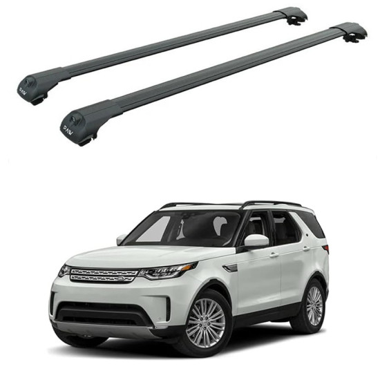 Багажник за Land Rover Discovery Sport 5d (V - railing) (2015-->) AERO BAR BLACK
