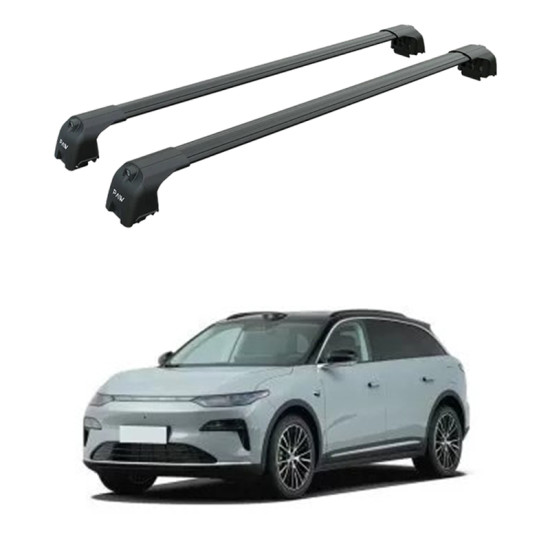 Багажник за Leapmotor C11 5d. SUV (integrated railing) (2025-->) AERO BAR BLACK
