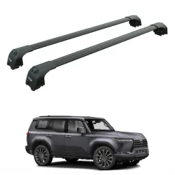 Багажник за LEXUS GX550 5d SUV (integrated railing) (2024-->) AERO BAR BLACK