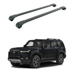 Багажник за Lexus GX (railing) (2024-->) AERO BAR BLACK