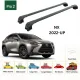 Багажник за Lexus NX 5d (I/AZ20 - integrated railing) (2022-->) AERO BAR BLACK