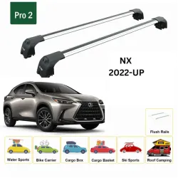 Багажник за Lexus NX 5d (I/AZ20 - integrated railing) (2022-->) AERO BAR