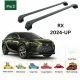 Багажник за LEXUS RX (AL30) integrated railing (2023-->2025) AERO BAR BLACK
