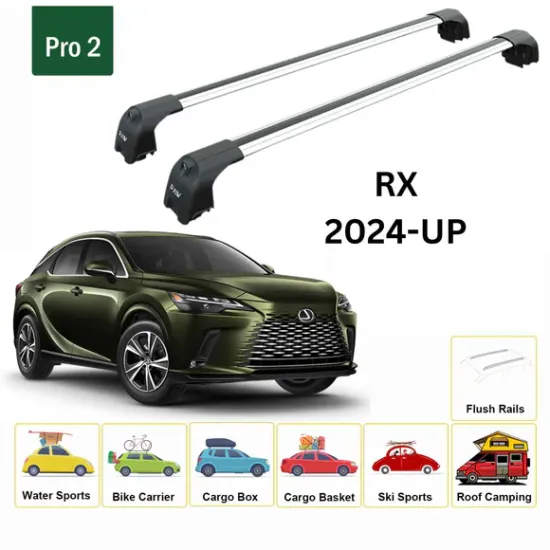 Багажник за LEXUS RX (AL30) integrated railing (2023-->2025) AERO BAR
