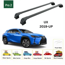 Багажник за Lexus UX 5d (250h/integrated railing) (2019-->) AERO BAR BLACK