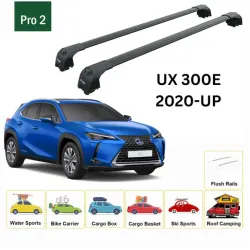 Багажник за Lexus UX 5d (300е / integrated railing) (2020-->) AERO BAR BLACK